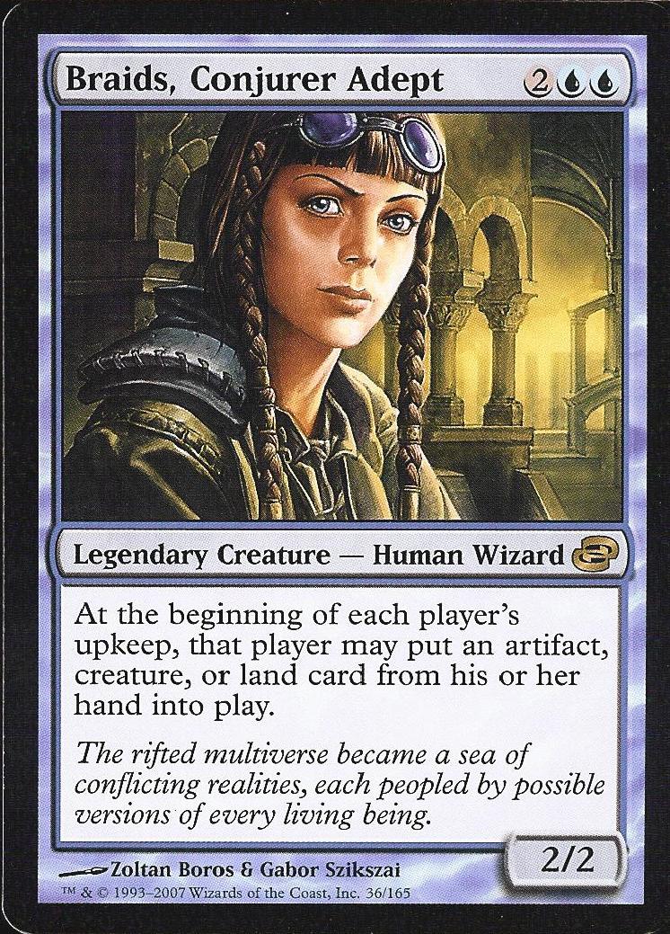 Braids, Conjurer Adept (Planar Chaos) Near Mint Foil