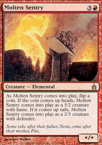 Molten Sentry (Ravnica) Near Mint Foil