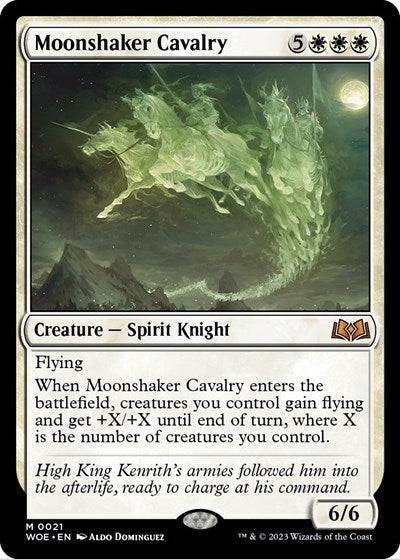 Moonshaker Cavalry (Wilds of Eldraine) Near Mint Foil