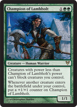 Champion of Lambholt (Avacyn Restored) Near Mint Foil