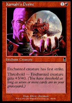 Kamahl's Desire (Odyssey) Near Mint Foil