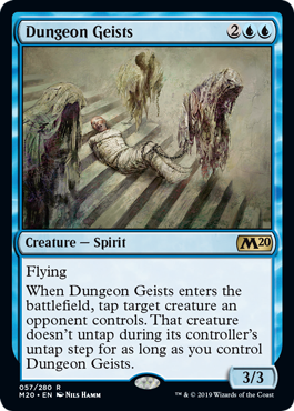 Dungeon Geists (Magic 2020 Core Set) Near Mint Foil