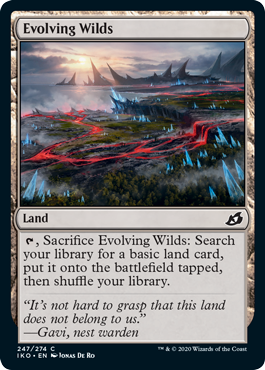 Evolving Wilds (Ikoria: Lair of Behemoths) Near Mint