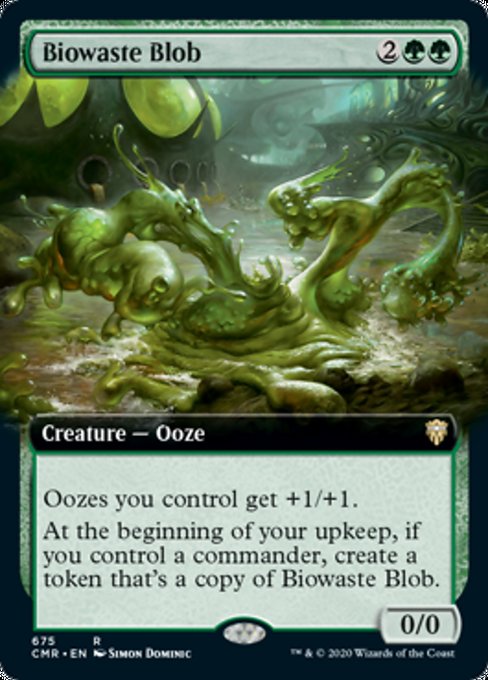 Biowaste Blob (Extended Art) (Commander Legends) Near Mint