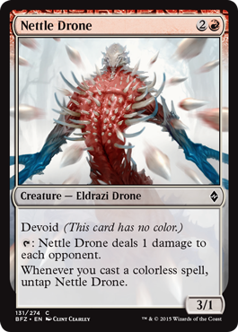 Nettle Drone (Battle for Zendikar) Near Mint Foil