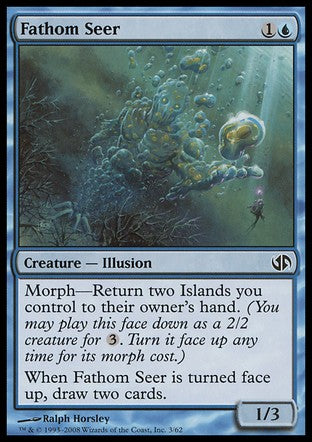 Fathom Seer (Duel Decks: Jace vs Chandra) Light Play