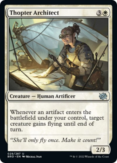 Thopter Architect (The Brothers' War) Near Mint