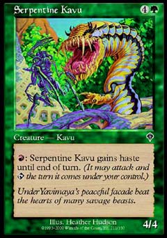 Serpentine Kavu (Invasion) Near Mint