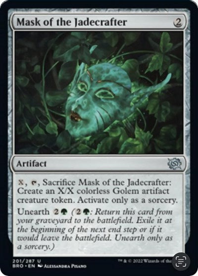 Mask of the Jadecrafter (The Brothers' War) Near Mint