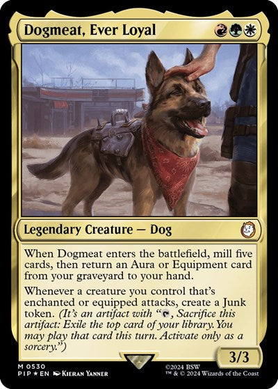 Dogmeat, Ever Loyal (Surge Foil) (Universes Beyond: Fallout) Near Mint