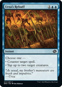 Urza's Rebuff (The Brothers' War) Near Mint Foil