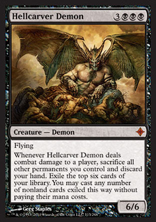Hellcarver Demon (Rise of the Eldrazi) Near Mint Foil