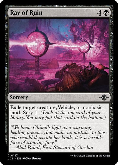 Ray of Ruin (The Lost Caverns of Ixalan) Near Mint