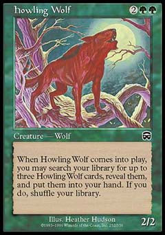 Howling Wolf (Mercadian Masques) Near Mint