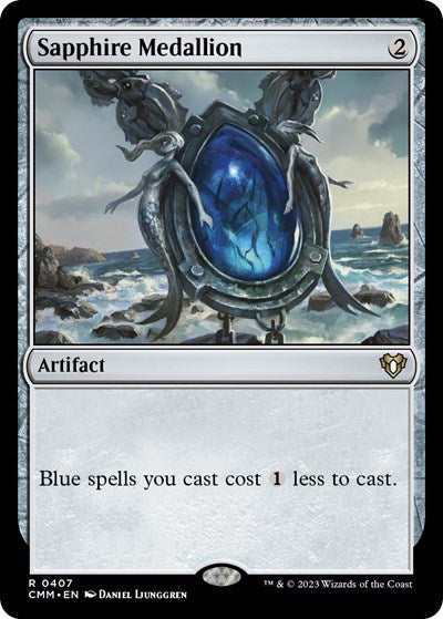 Sapphire Medallion (Commander Masters) Near Mint