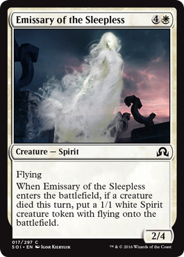 Emissary of the Sleepless (Shadows Over Innistrad) Near Mint Foil