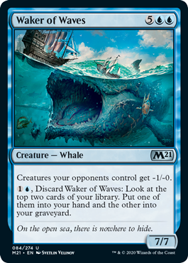 Waker of Waves (Magic 2021 Core Set) Near Mint