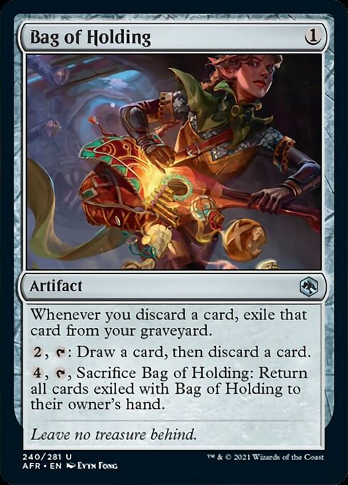 Bag of Holding (Adventures in the Forgotten Realms) Near Mint Foil