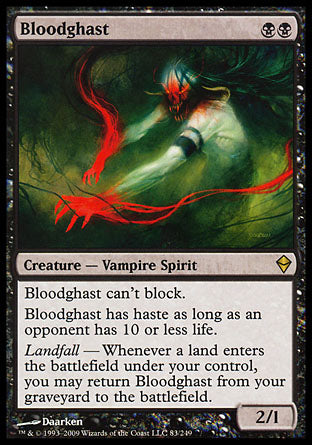Bloodghast (Zendikar) Near Mint Foil
