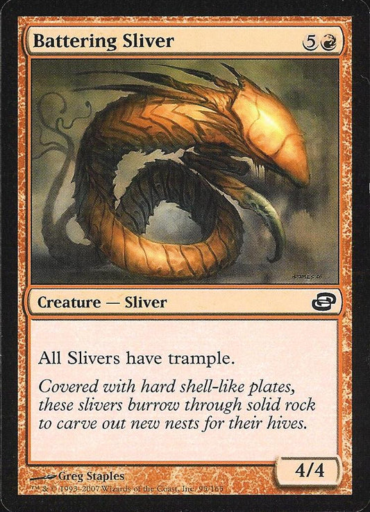 Battering Sliver (Planar Chaos) Near Mint Foil