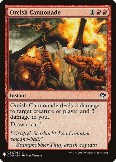 Orcish Cannonade (Mystery Booster) Near Mint