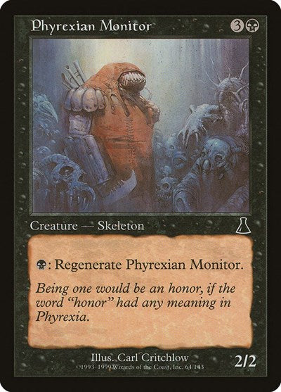 Phyrexian Monitor (Urza's Destiny) Light Play Foil