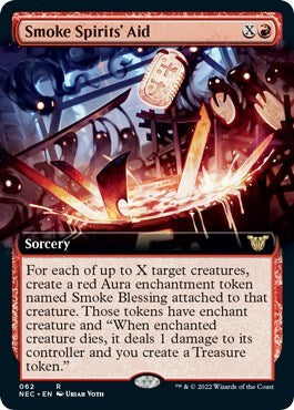 Smoke Spirits' Aid (Extended Art) (Commander: Kamigawa: Neon Dynasty) Near Mint