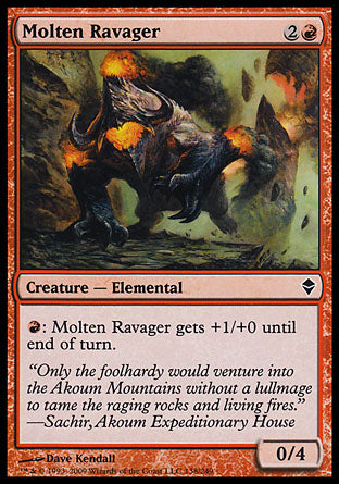 Molten Ravager (Zendikar) Near Mint Foil