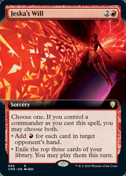 Jeska's Will (Extended Art) (Commander Legends) Near Mint