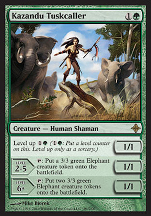 Kazandu Tuskcaller (Rise of the Eldrazi) Near Mint Italian