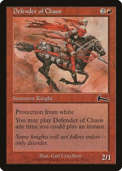 Defender of Chaos (Urza's Legacy) Near Mint