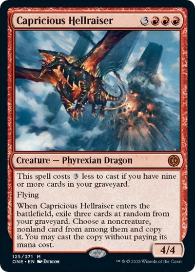 Capricious Hellraiser (Phyrexia: All Will Be One) Near Mint