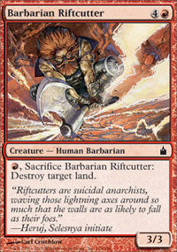 Barbarian Riftcutter (Ravnica) Light Play