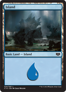 Island (4) (Commander 2014 Edition) Near Mint