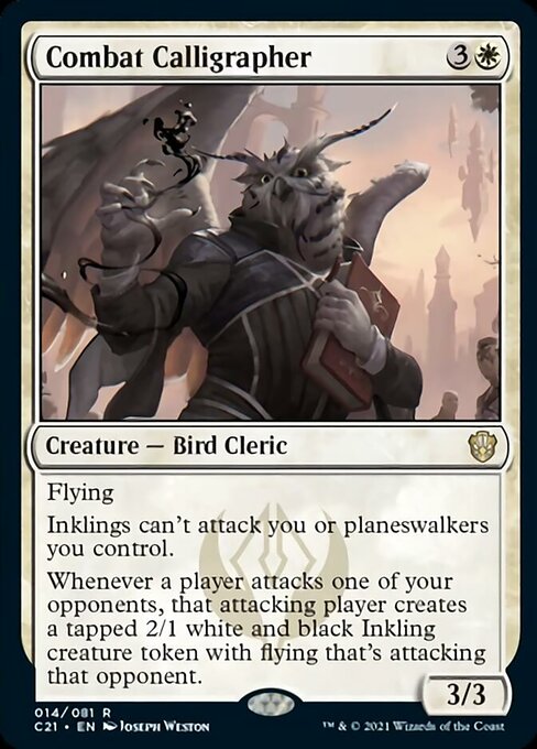Combat Calligrapher (Commander 2021 Strixhaven) Near Mint