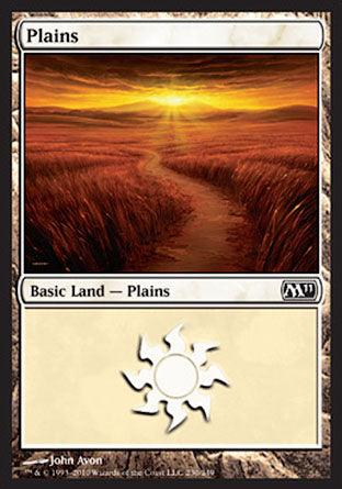 Plains (230) (Magic 2011 Core Set) Near Mint Foil