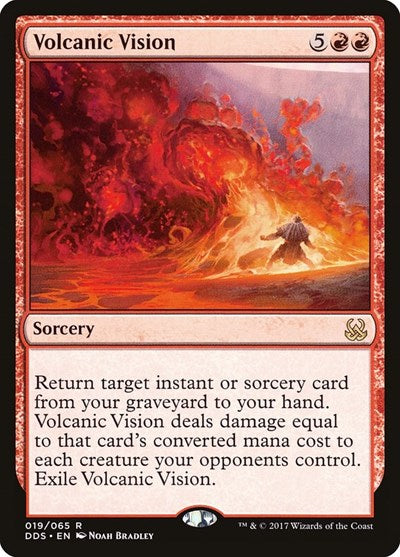 Volcanic Vision (Duel Decks: Mind vs Might) Near Mint