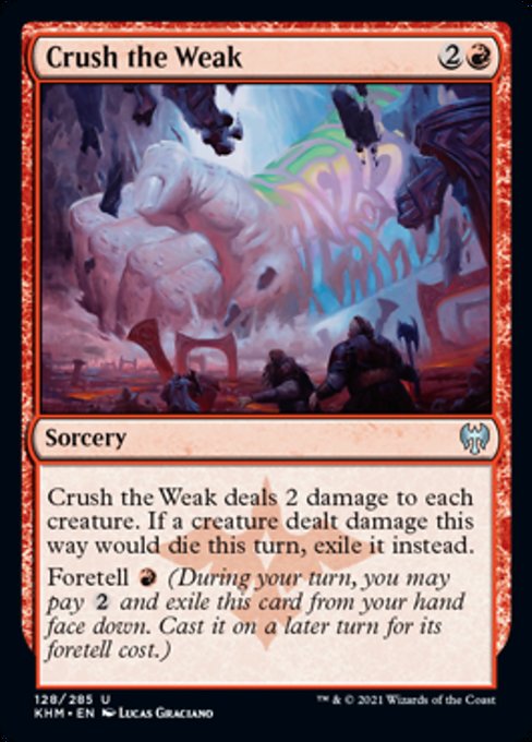 Crush the Weak (Kaldheim) Near Mint