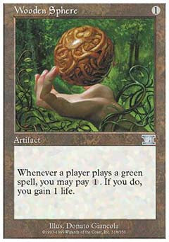 Wooden Sphere (Classic 6th Edition) Near Mint