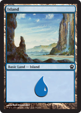 Island (234) (Theros) Near Mint Foil