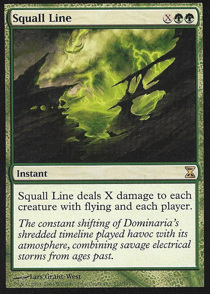 Squall Line (Time Spiral) Near Mint Foil