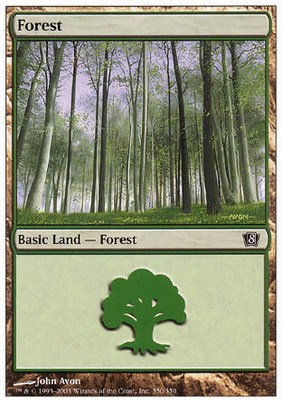 Forest (350) (8th Edition) Near Mint