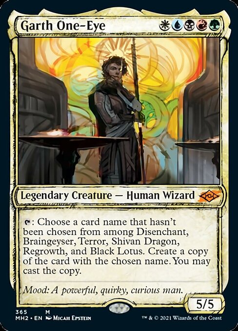 Garth One-Eye (Showcase) (Modern Horizons 2) Near Mint