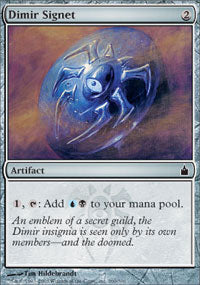 Dimir Signet (Ravnica) Light Play