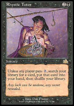 Rhystic Tutor (Prophecy) Near Mint Foil