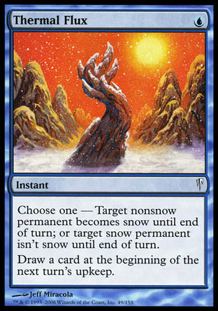 Thermal Flux (Coldsnap) Near Mint Foil