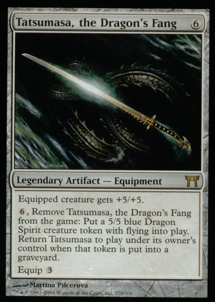 Tatsumasa, the Dragon's Fang (Champions of Kamigawa) Good Foil