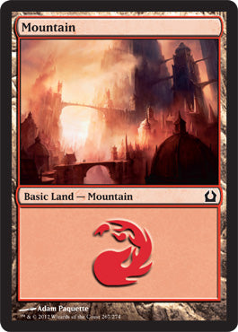 Mountain (267) (Return to Ravnica) Near Mint Foil