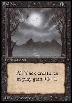 Bad Moon (Beta) Near Mint