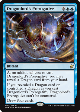 Dragonlord's Prerogative (Dragons of Tarkir) Near Mint